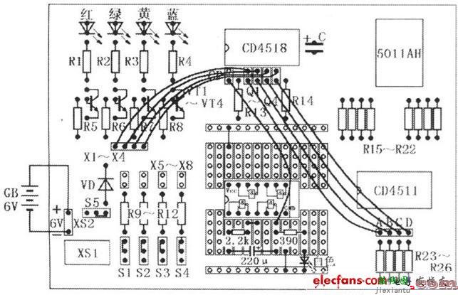 印刷电路板 - 数字集成电路实验板的制作  第2张