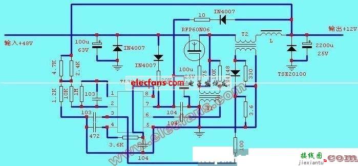 解析经典电动车电源转换器电路  第7张
