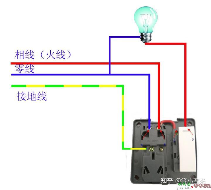 家用常见的开关控制灯接线图  第2张