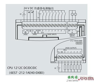西门子PLC编程入门：S7-1200系列PLC硬件接线图  第6张