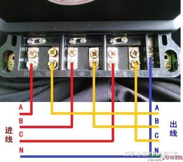 三相4线电表的详细接线图以及接线方法  第3张