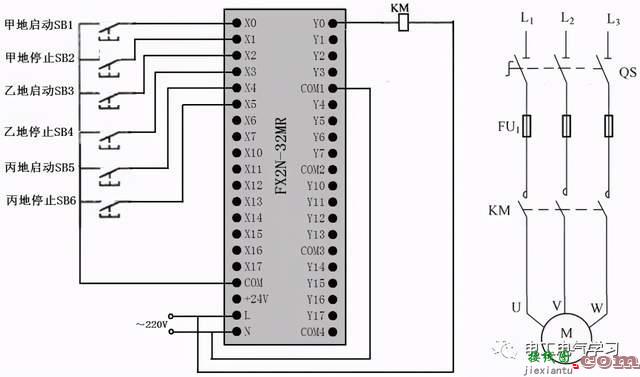 PLC基本功：控制线路与梯形图  第7张