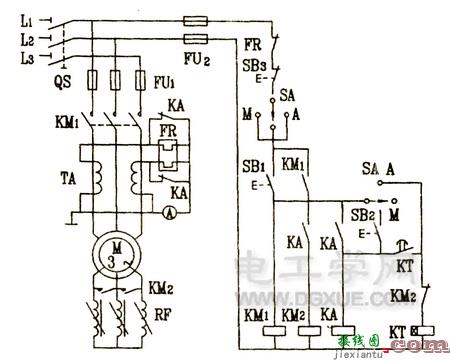 三相电动机的频敏变阻器启动控制电路图解  第1张