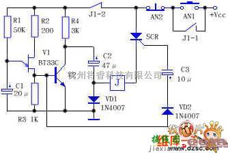 电子镇流器中的低电压下继电器电路图  第1张