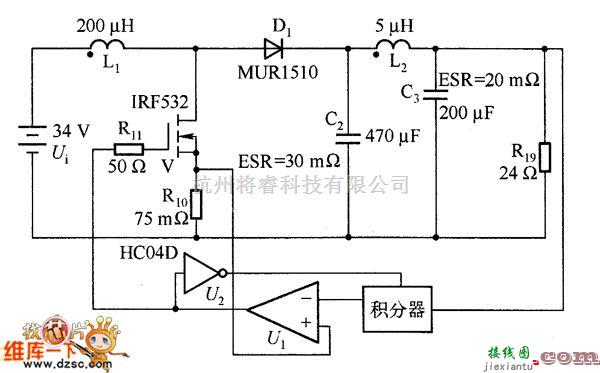 电子镇流器中的高频开关转换器采用单周期控制电路图  第1张