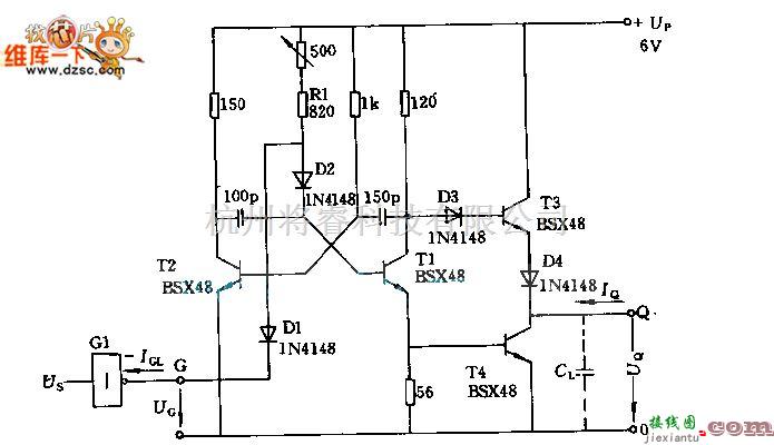 光电电路中的5MHz时钟信号发生器电路图  第1张