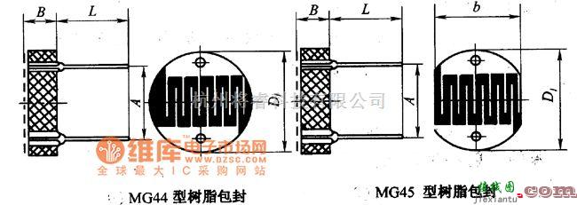 电子镇流器中的MG45 MG44型树脂包封电路图  第1张