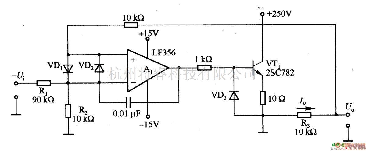 基础电路中的1·44  高输出电压/电流转换电路 第1张