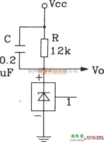 温控电路中的TSV型温度传感器典型应用电路  第1张