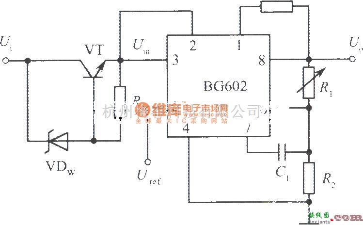 电源电路中的BG602组成的高输入电压集成稳压电源电路之二  第1张