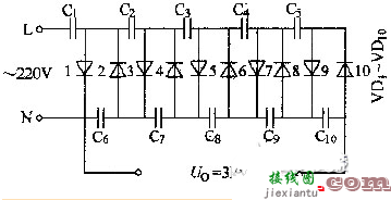六种电容二极管升压电路设计及说明（附详细电路图）-电路图讲解-电子技术方案  第1张