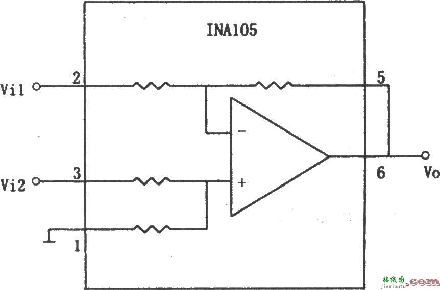INA105构成的减法电路(1)  第1张