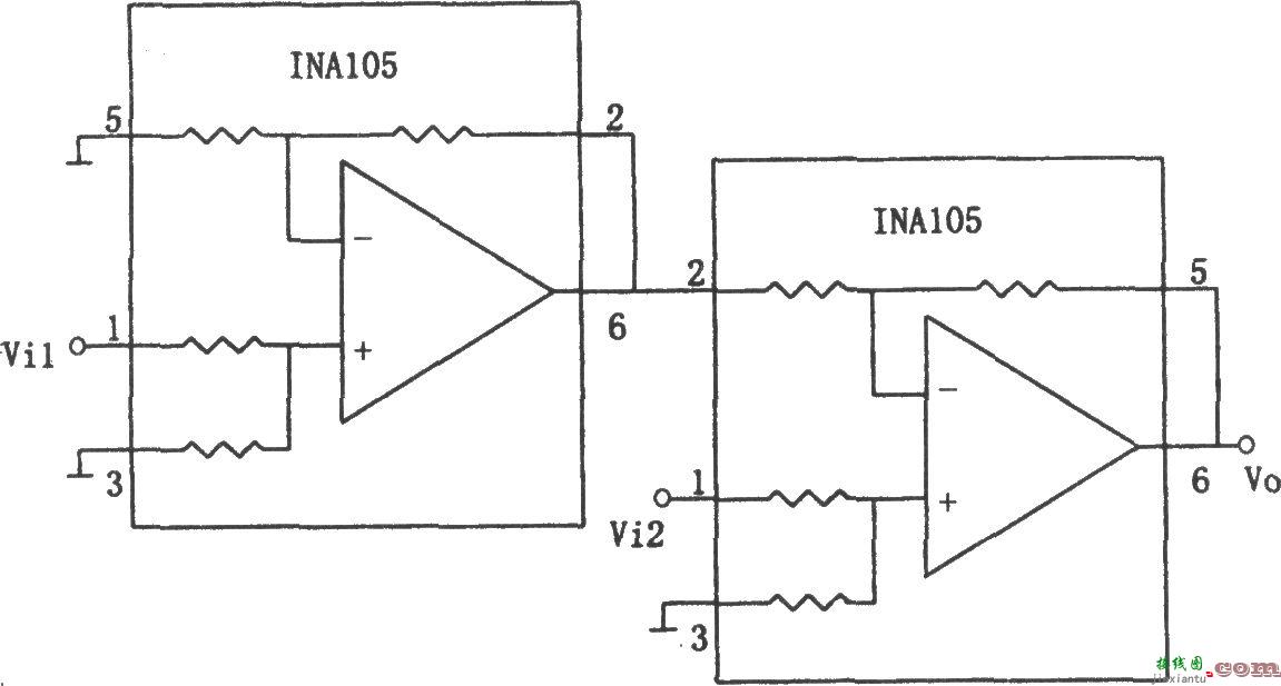 INA105构成的减法电路(2)  第1张