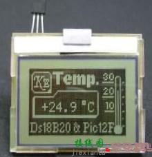 使用NOKIA3310液晶屏及DS18B20制作的数字温度计  第2张