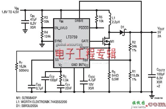 LT3759 DC/DC开关电源控制器设计要点  第4张