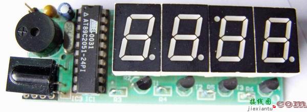 采用实时时钟芯片DS1302+AT89C2051的红外遥控LED电子钟  第1张