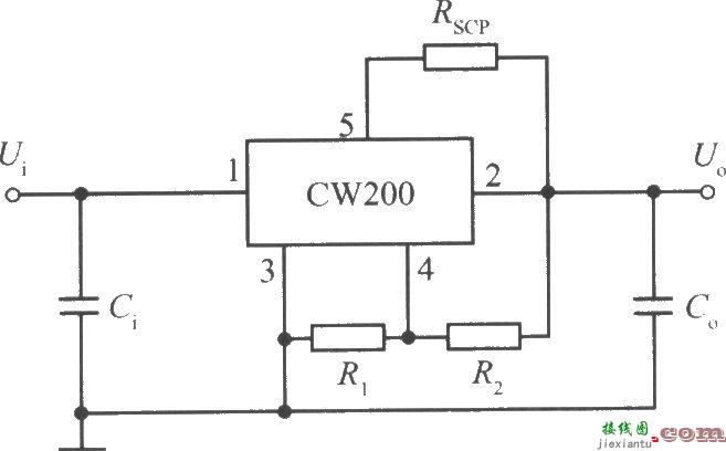 CW200的标准应用电路  第1张