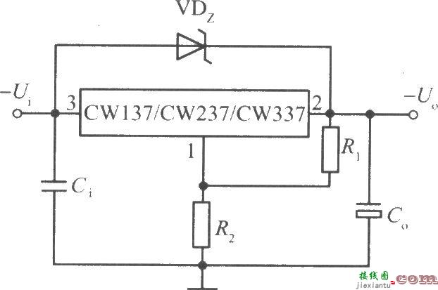 CW137／CW237／CW337构成的高输出电压集成稳压电源  第1张