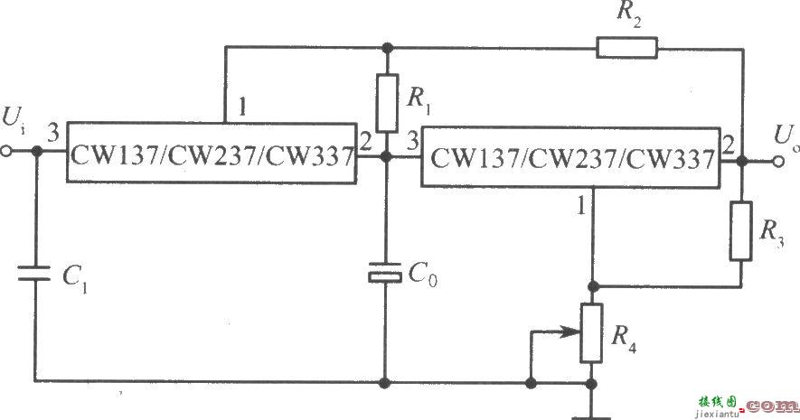 CW137／CW237／CW337构成的跟踪式集成稳压电源  第1张