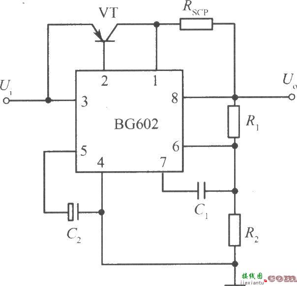 用PNP型功率晶体管扩流的BG602集成稳压电源  第1张