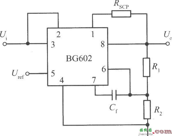 小功率集成稳压器BG602的标准应用电路  第1张