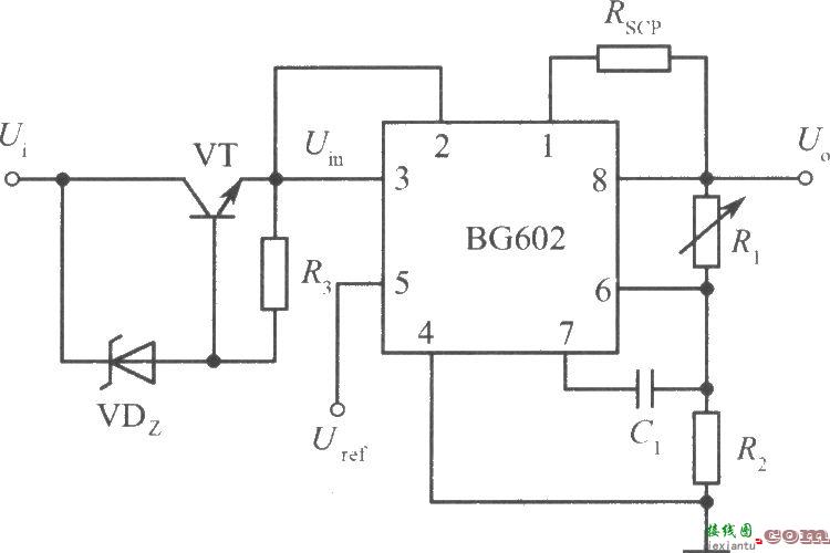 高输入电压集成稳压电源电路之二(BG602)  第1张