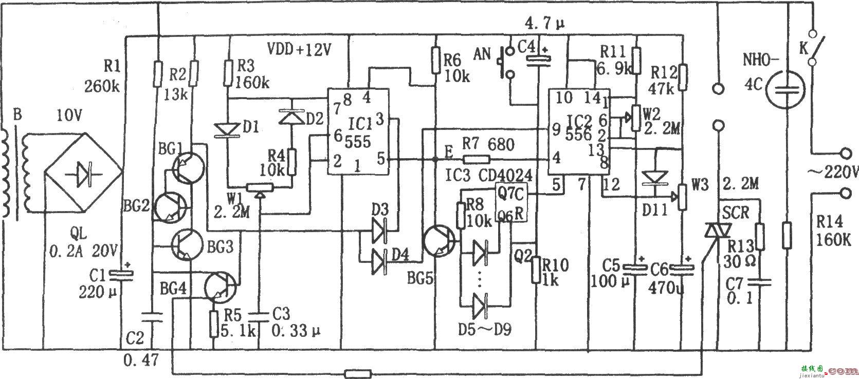 555构成的电扇综合控制器  第1张