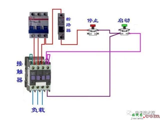 电工电路图，接线不求人--断路器、接触器控制回路  第3张