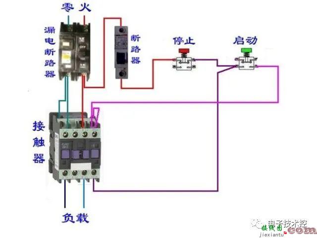 电工电路图，接线不求人--断路器、接触器控制回路  第6张
