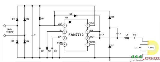 FAN7710镇流器控制  第1张