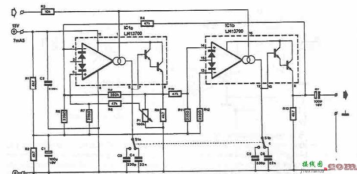 正弦压控振荡器电路图电子工程  第1张