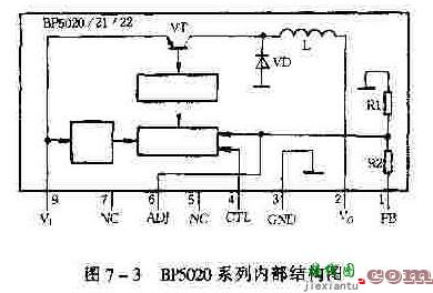 BP5020系列内部结构及降压式DC  第1张