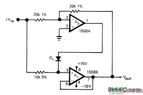 极性忽略的电压跟随器电路  第1张