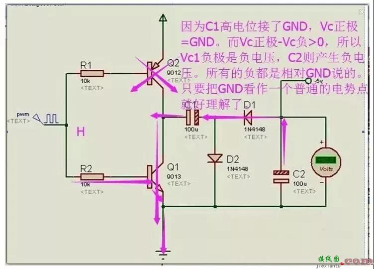 浅析负电压及负电压的产生电路图  第6张