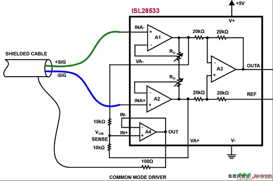 仪表放大器：传感器应用的理想电路  第42张