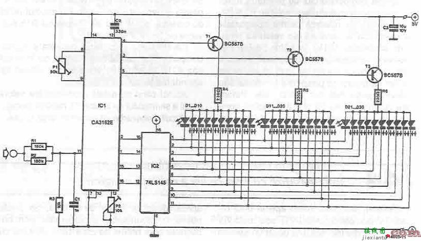 CA3162手持式电压表电路  第1张