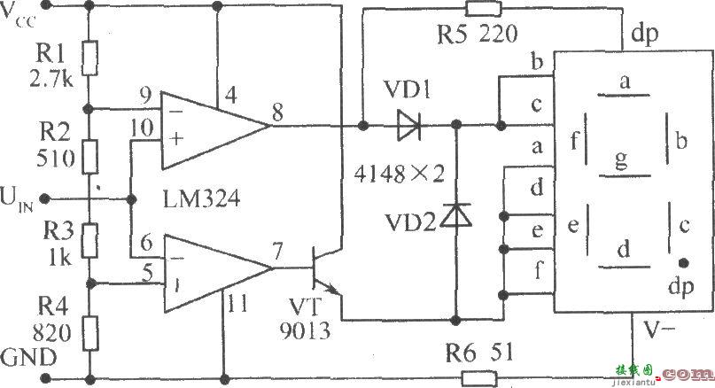 通过电阻Rl～R4设置不同的高、低电子检测阈值的电平检测电路  第1张