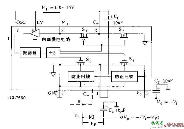 ICL7660应用实例电路设计  第1张