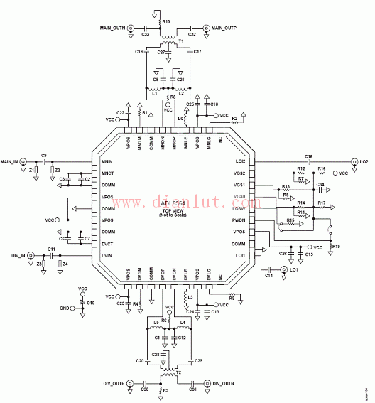 ADL5354评估板电路图  第1张