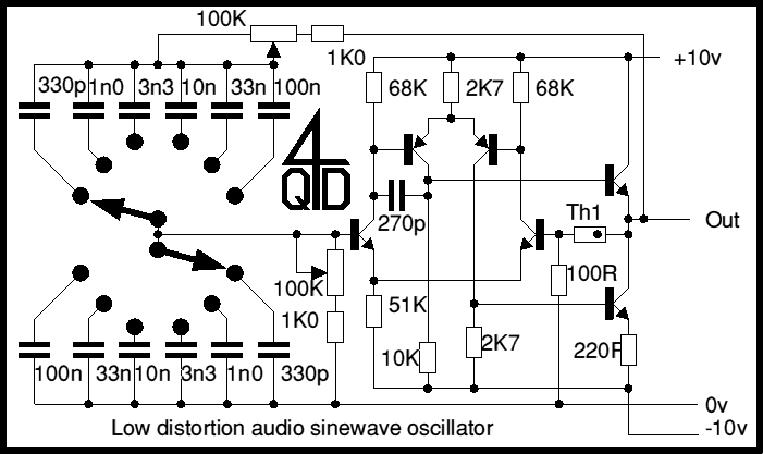音频信号（正弦波）发生器电路  第3张