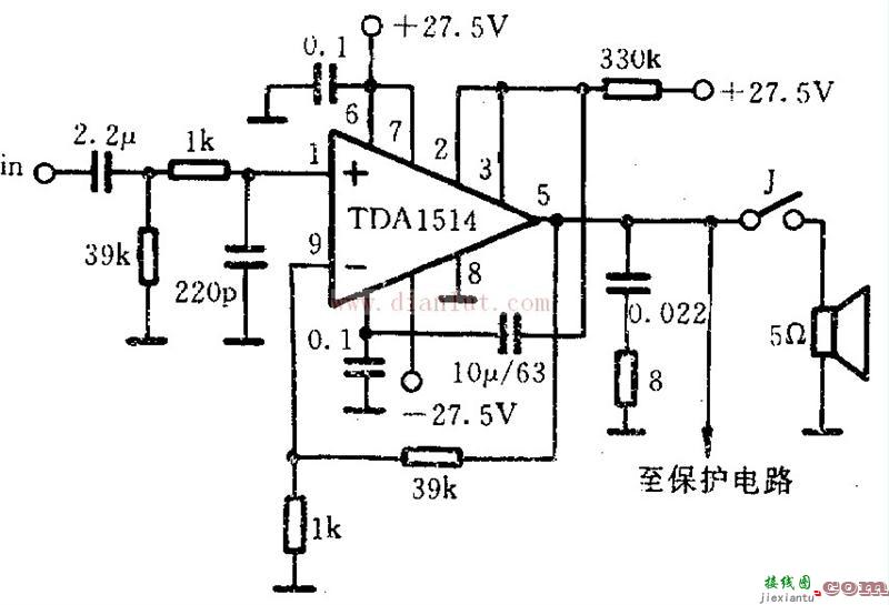 TDA1514功率放大电路设计  第1张