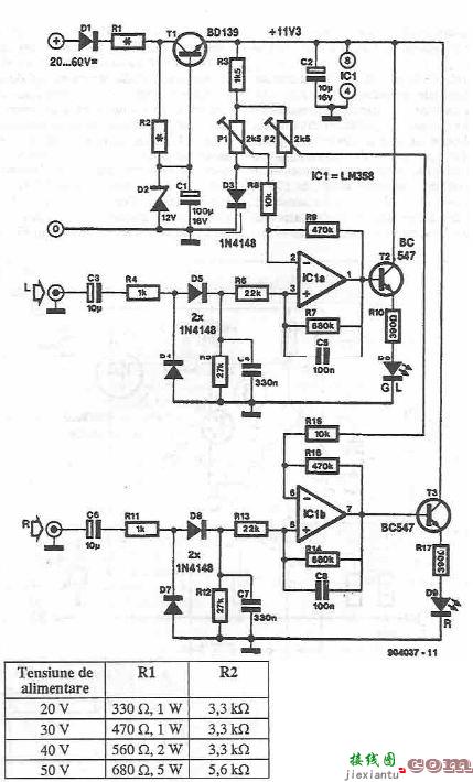 音频失真电平表指示电路方案  第1张