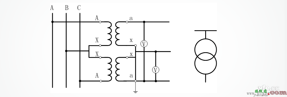 电压互感器电力系统中通常用四种接线方式  第2张
