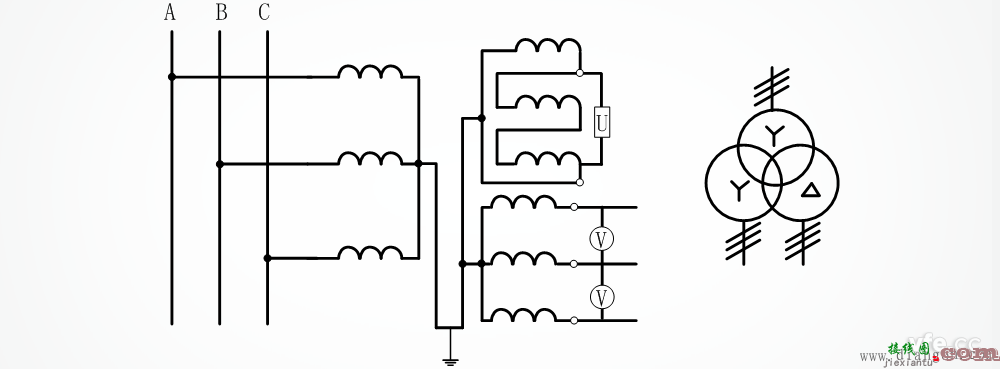 电压互感器电力系统中通常用四种接线方式  第4张