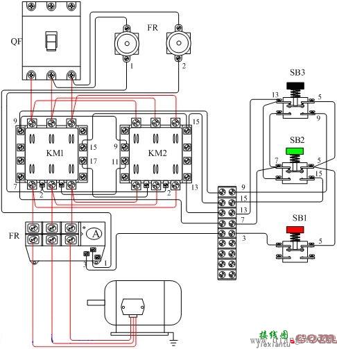 交流接触器接线图在电动机控制中的应用实例  第4张