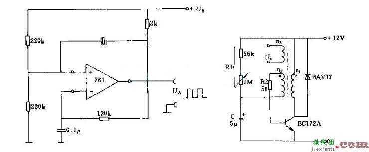 最简单三级管振荡电路图大全（六款最简单三级管振荡电路设计原理图详解） - 信号处理  第5张