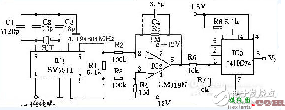 最简单三级管振荡电路图大全（六款最简单三级管振荡电路设计原理图详解） - 信号处理  第15张