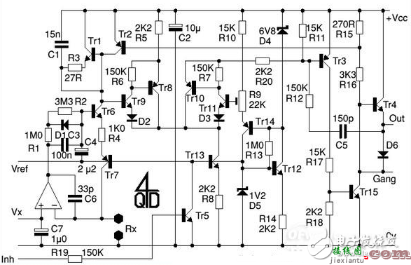 最简单三级管振荡电路图大全（六款最简单三级管振荡电路设计原理图详解） - 信号处理  第17张