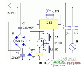简单的路灯自控电路图大全（光控触发器/NE555/光电控制的七款电路详解） - 灯光控制电  第4张