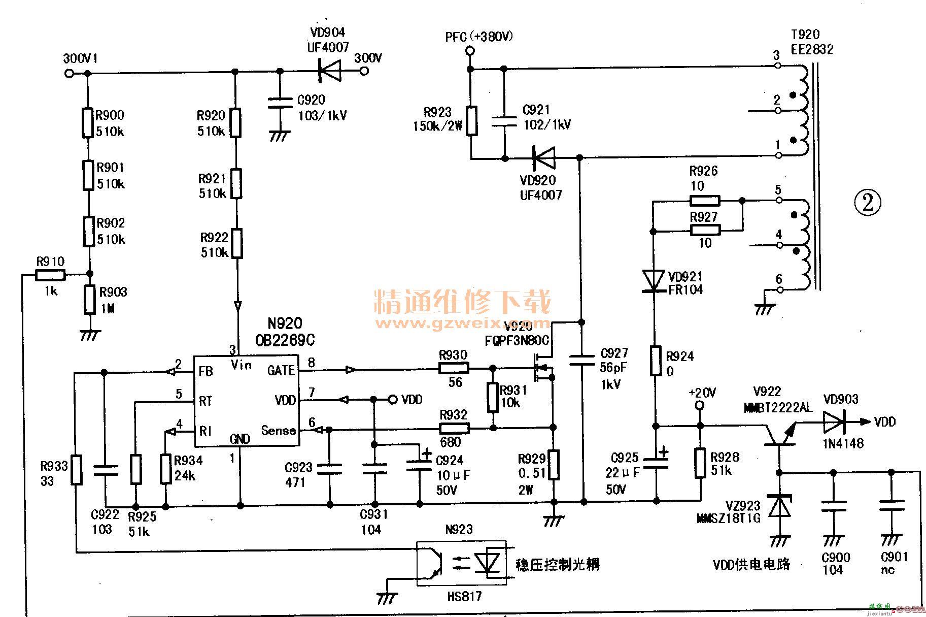 OB2268/2269系列芯片电流模式脉宽调制器  第3张
